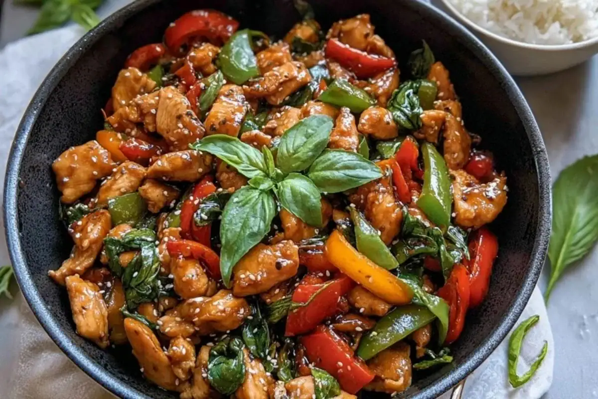 Thai Basil Chicken 1