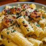 The Best Creamy Garlic Butter Chicken Rigatoni Recipe 1