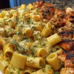 Cheesy Rigatoni with Garlic Parmesan Chicken 1
