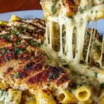 Creamy Cajun Chicken Rigatoni with Garlic Mozzarella Sauce 1