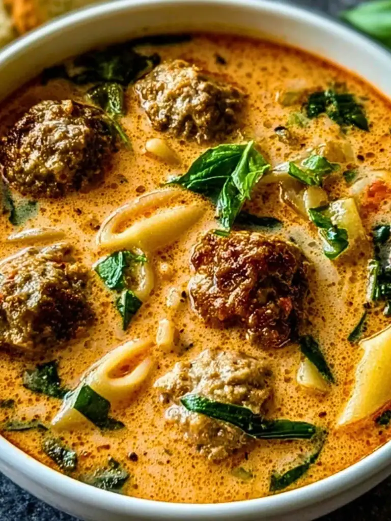 Creamy Italian Meatball Soup 2