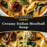 Creamy Italian Meatball Soup Pin 1
