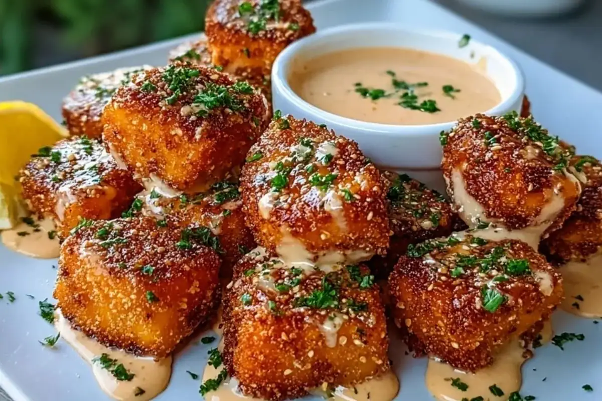 Crispy Bang Bang Salmon Bites 1