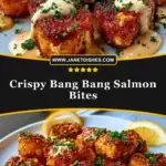 Crispy Bang Bang Salmon Bites Pin