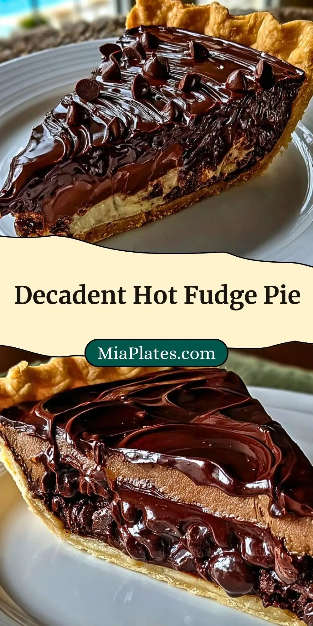 Decadent Hot Fudge Pie Pin 2