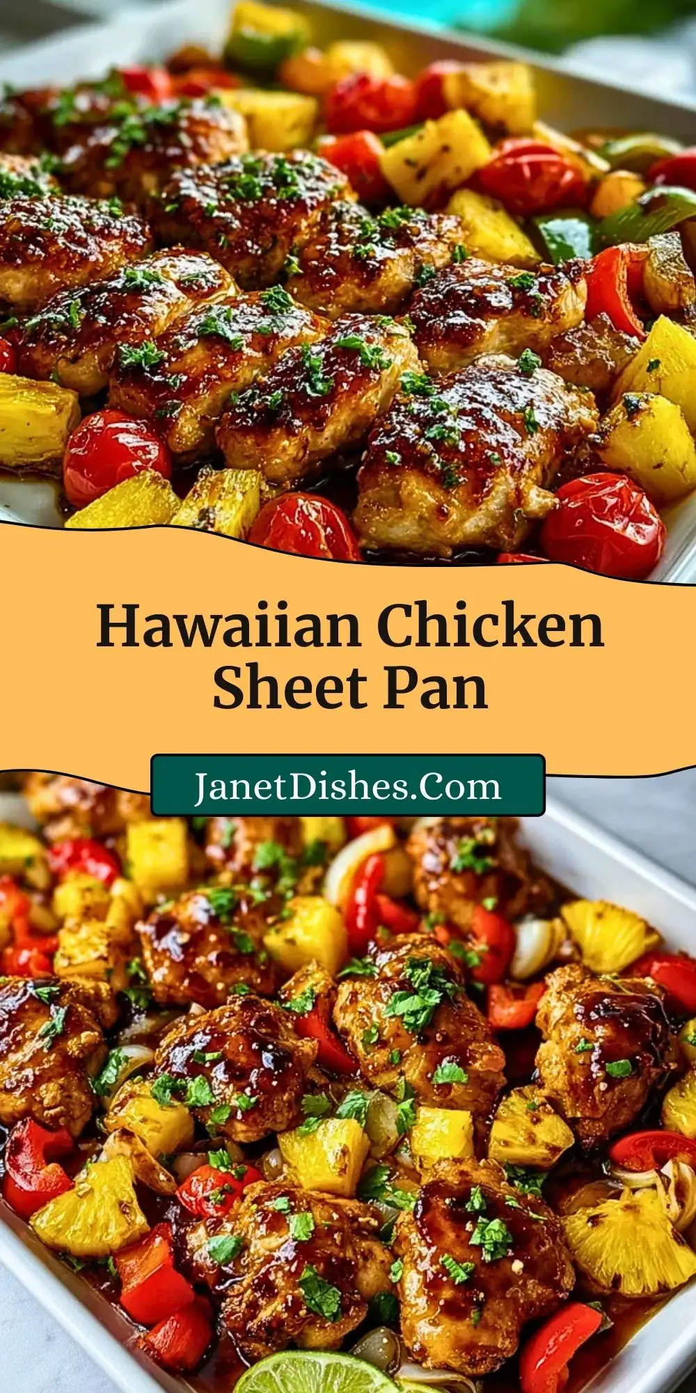 Hawaiian Chicken Sheet Pan Pin 2