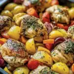 Insanely Good One-Pan Herb Chicken & Roasted Veggie Bake 1