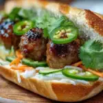 Korean BBQ Meatball Banh Mi 1
