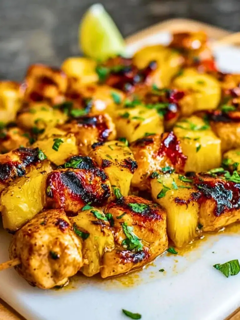 Pineapple Chicken Kabobs 2