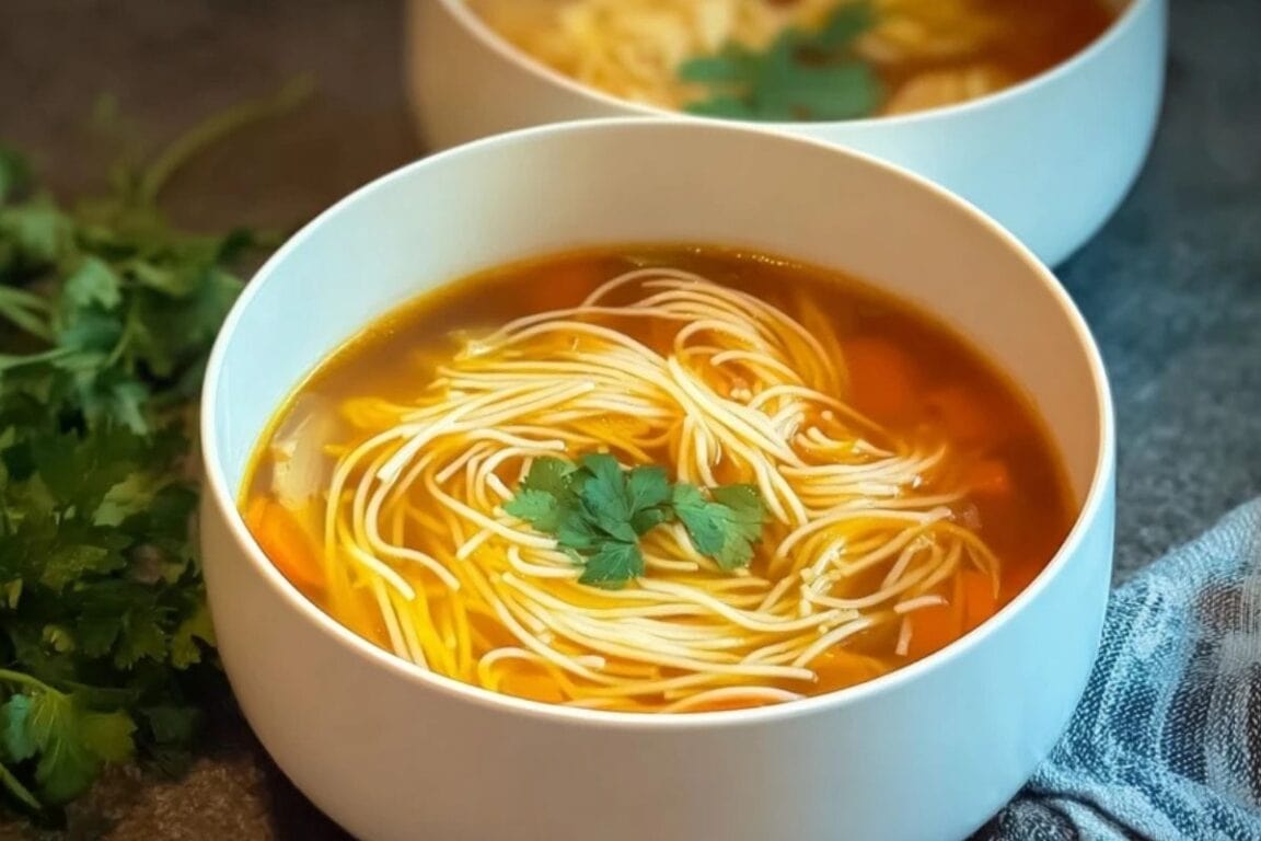 Brodo di Pollo – Italian Noodle Soup