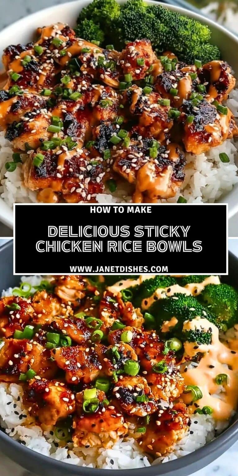 Sticky Chicken Rice Delicious Sticky Chicken Rice Bowls
