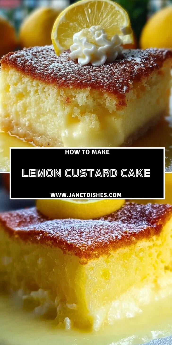 Lemon Custard Cake
