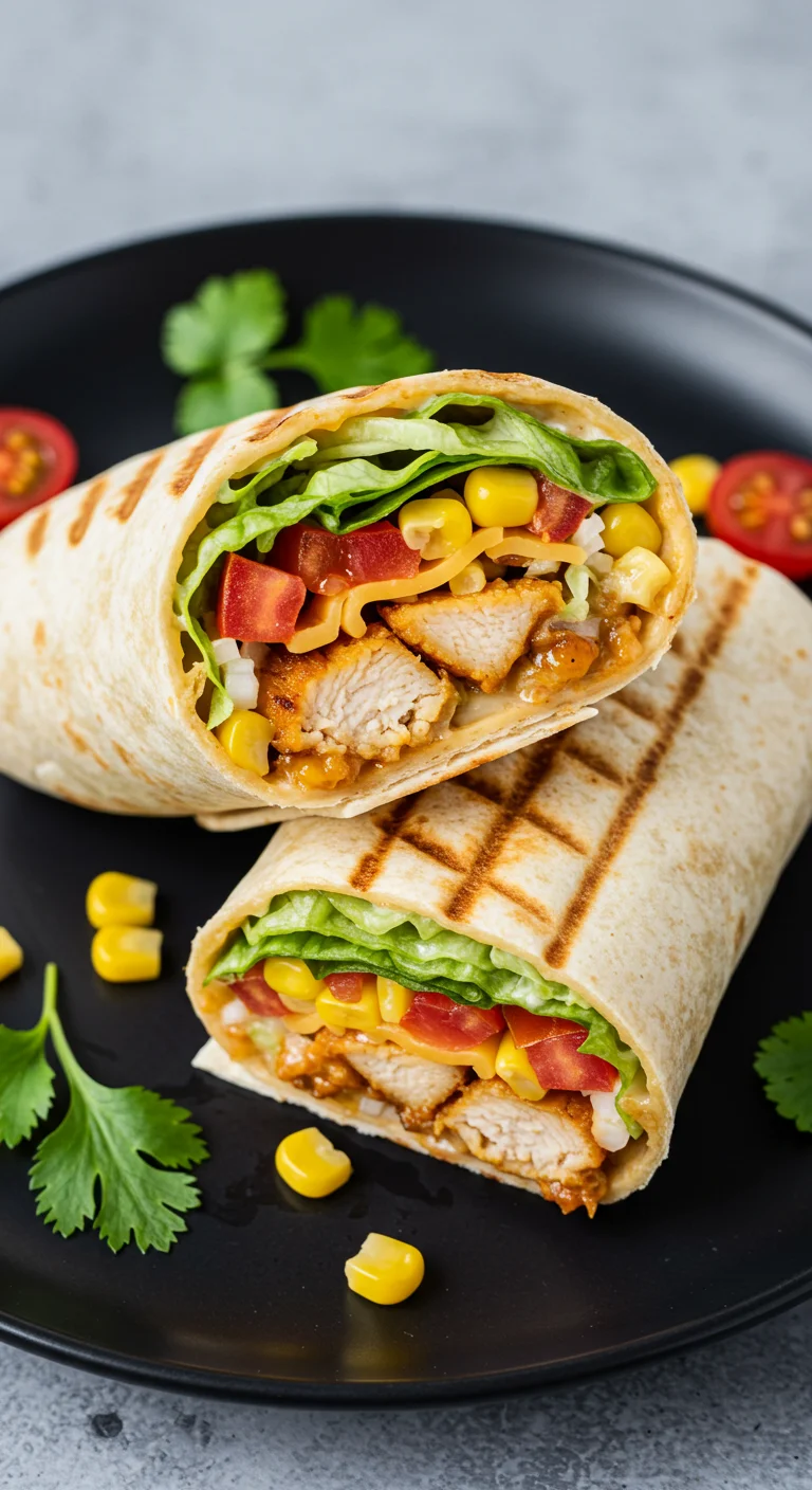 Southwest Grilled Chicken Wraps Recipe