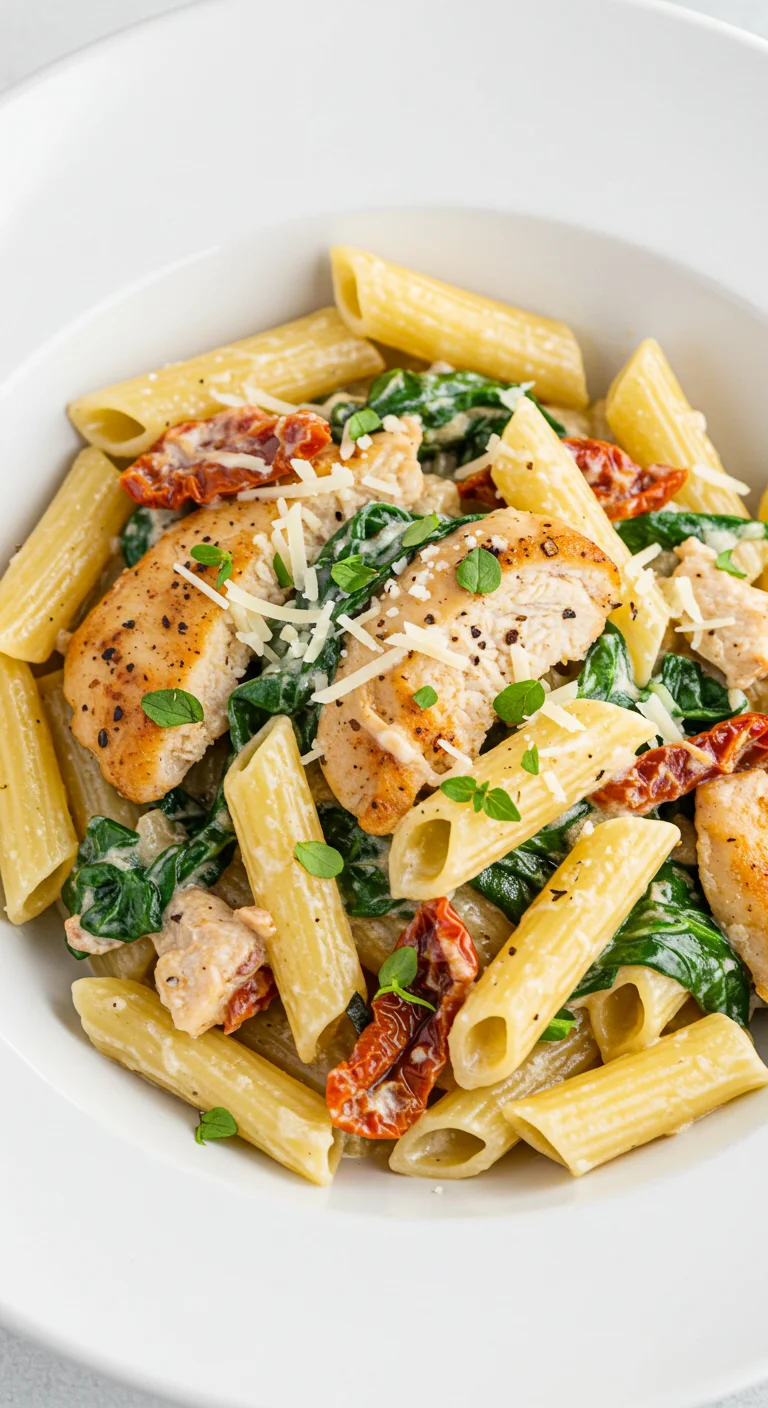 Tuscan Chicken Pasta